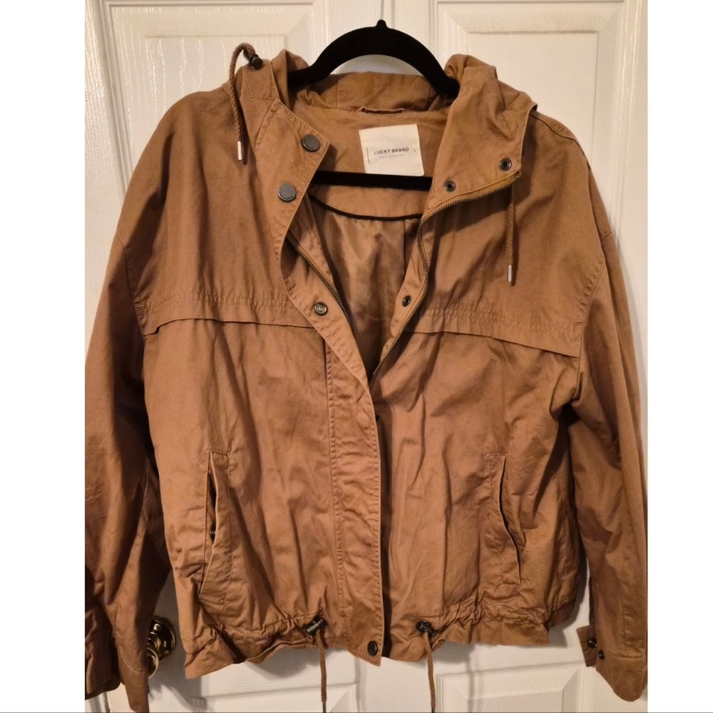Lucky Brand Tan Utility Jacket